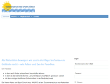 Tablet Screenshot of naspo.ch
